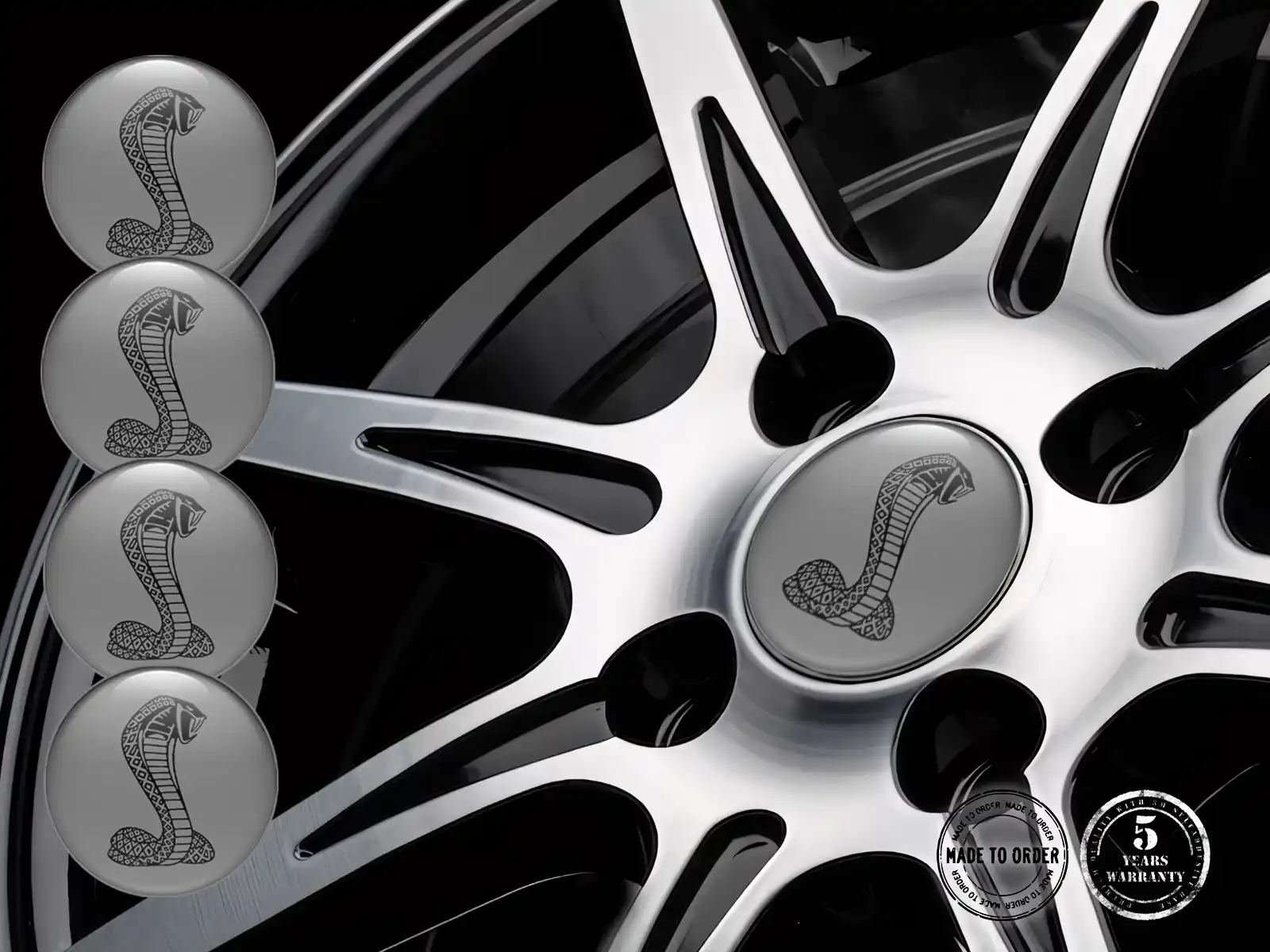 Shelby Radfelgendekoration Premium Gewölbte Ausgabe